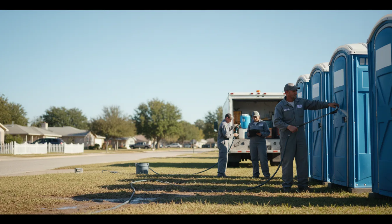 Long-Term Portable Toilet Rental in Newhebron, MS near me
